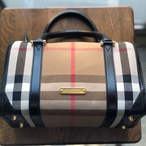 Burberry Bridle House Check Chester Bowling Bag